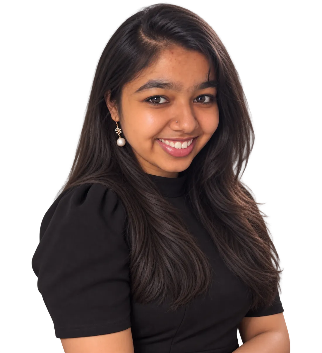 Portrait of Harsha Gururaj, smiling